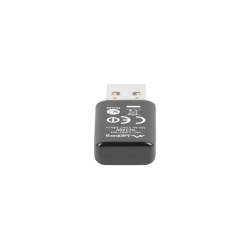 Bezprzewodowa karta sieciowa USB LANBERG NC-1200-WI AC1200 DUAL BAND 2 WEWNĘTRZNE ANTENY